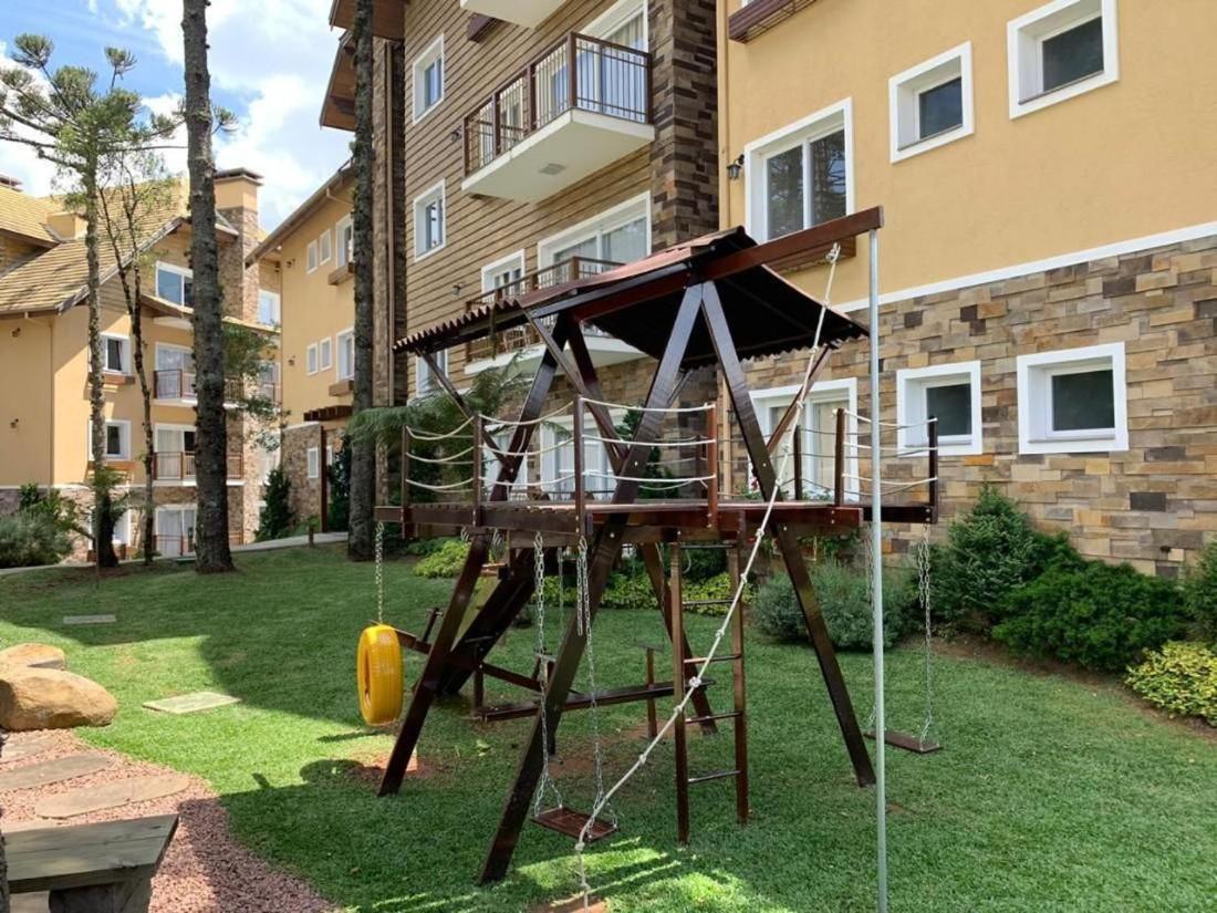 Apto 103 B,2, Proximo A Museus E Restaurantes, Condominio Com Piscina Aquecida. Gramado Buitenkant foto
